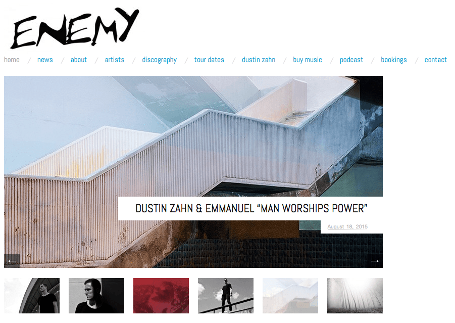 Enemy Records Website